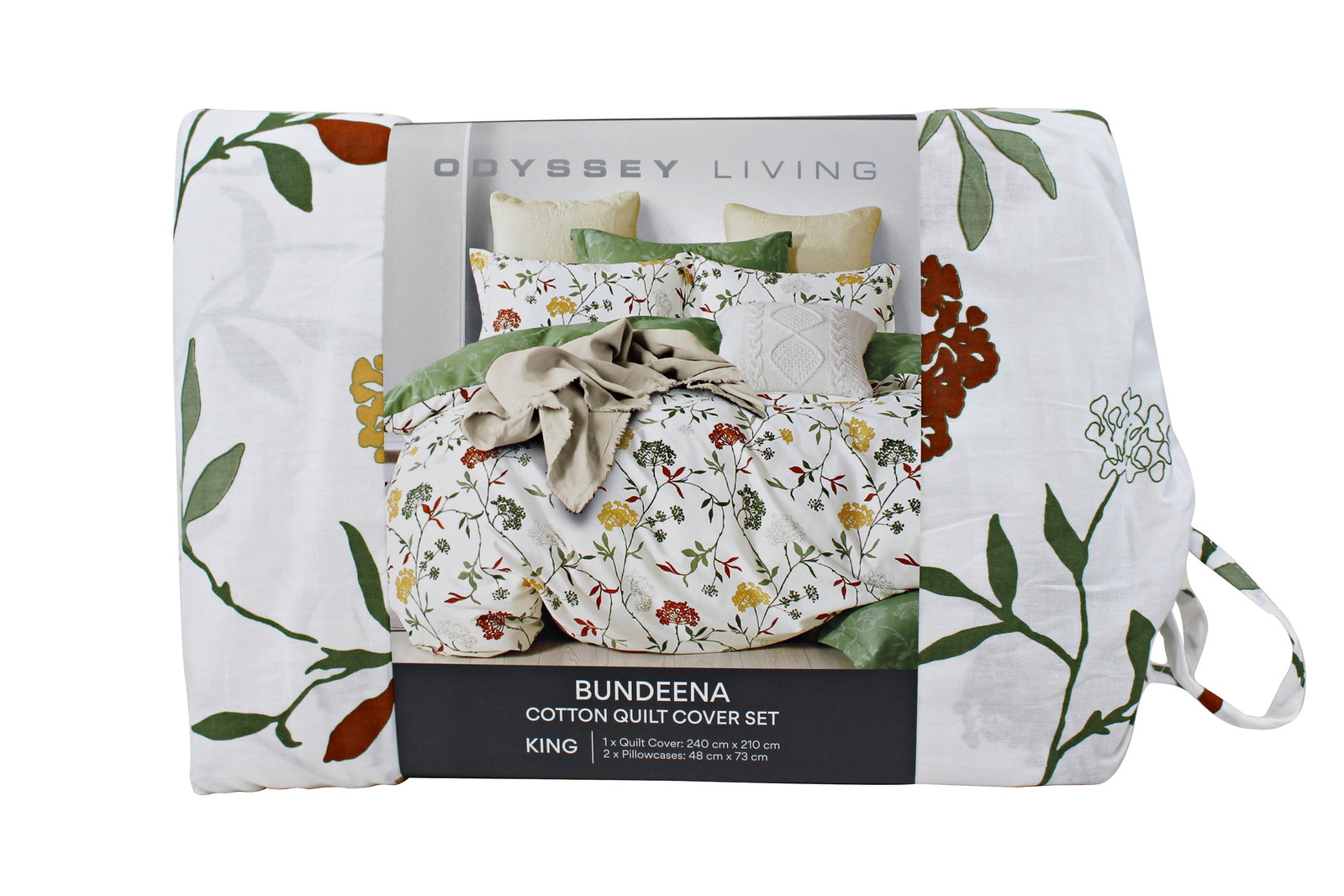 KB BUNDEENA QUILT COVER SET ODYSSEY LIVING Odyssey Living