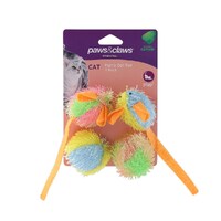 Furry Cat Toy 4Pk