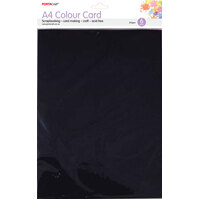 A4 Card 230Gsm 6Pk  01 Black