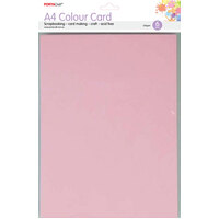 A4 Card 230Gsm 6Pk  19 Ballerina Pink