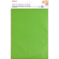 A4 Card 230Gsm 6Pk  07 Tree Green