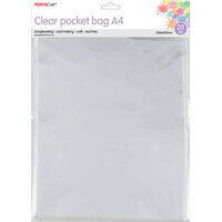 Clear Pocket Bag A4 240X305Mm 20Pk