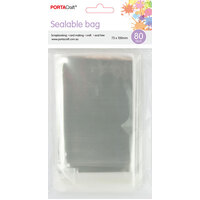 Sealable Bags  73X100Mm 80Pk