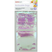 Reclosable Bags Translucent Holo  90x120mm 18pk