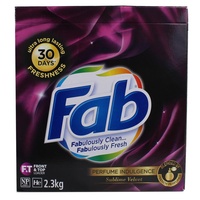 Fab 2.3Kg Laundry Powder Front & Top Loader Sublime Velvet