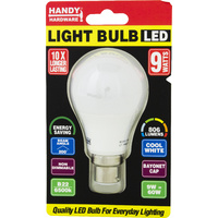 Bulb 9W Led Light - Cool White - B22 (Bayonet)