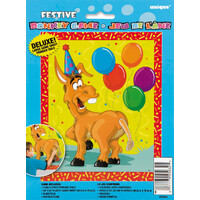 Festive Donkey Blindfold Game