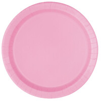 Lovely Pink 8 X 23Cm (9inch) Paper Plates