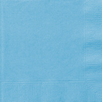 Powder Blue 20 Luncheon Napkins 2Ply 33Cm X 33Cm (13inch X 13inch)