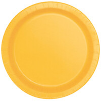 Sunflower Yellow 8 X 23Cm (9inch) Paper Plates