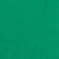 Emerald Green 20 Luncheon Napkins 2Ply 33Cm X 33Cm