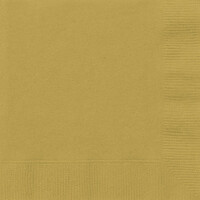 Gold 20 Luncheon Napkins 2Ply 33Cm X 33Cm (