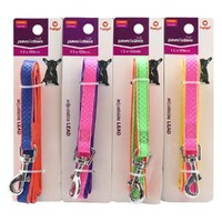 Colourful P.U & Nylon Leash   1.5X120Cm