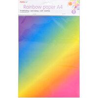 Rainbow Paper A4 8Pk