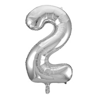 Numeral Foil 34In Pkg- Silver 2