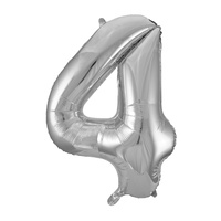 Numeral Foil 34In Pkg- Silver 4