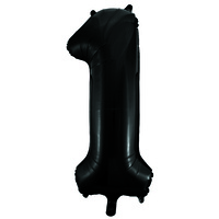 Numeral Foil 34In Pkg- Black 1