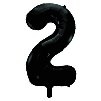 Numeral Foil 34In Pkg- Black 2