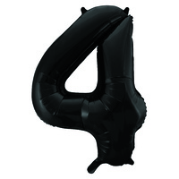 Numeral Foil 34In Pkg- Black 4