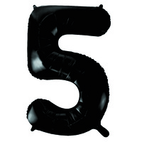 Numeral Foil 34In Pkg- Black 5