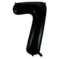 Numeral Foil 34In Pkg- Black 7