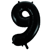 Numeral Foil 34In Pkg- Black 9