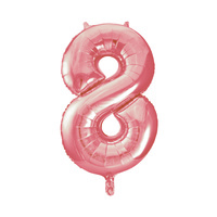 Numeral Foil 34In Pkg-R/Gold 8 