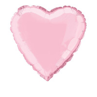 Pastel Pink Heart 45Cm (18inch) Foil Balloon Packaged
