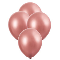 Rose Gold - 6 X 27.9Cm (11inch) Platinum Metallic Balloons