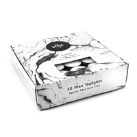 Tealights White 9 Hour Pk50  