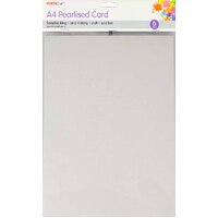 Prlse Card Hvywght A4Pk6 White