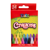 Crayon 24Pk In Col Box  