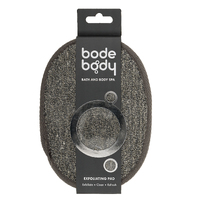 Bode Exfoliator Pad Oval Charcoal Colour 180X130X10Mm