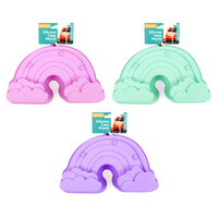 Silicone Style Rainbow Cake Cloud Mould 28X18Cm 3 Asst Col