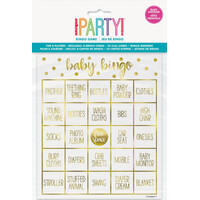 Oh Baby Foil Stamped Bingo Kit For 8