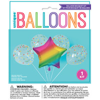 Balloon Bouquet Kit - Rainbow Star