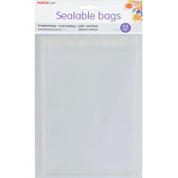 Sealable Bag 120X167Mm Pk25 C6