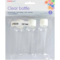 Clear Bottles  59Ml 3Pk