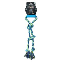 Twin Knotted Rope Tugger Toy  W/ Handle 50Cm