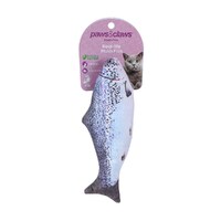 Real Fish Printed Catnip Toy  Blue 20X6Cm