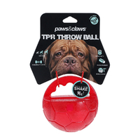 Tpr Giggle Throw Ball Red 10Cm