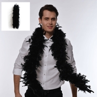 Feather Boa-Black