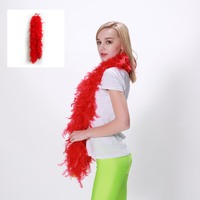 *FEATHER BOA RED