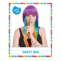 *LONG CARNIVAL WIG