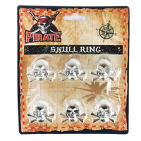 6Pk Skull Rings