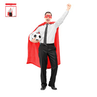 120Cm Team Supporter Cape-Red