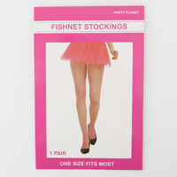 Fishnet Tights-Pink