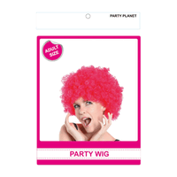 Afro Wig-Pink