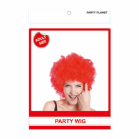 **AFRO WIG RED