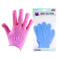 Exfoliating Gloves 1Pr 4Asst
